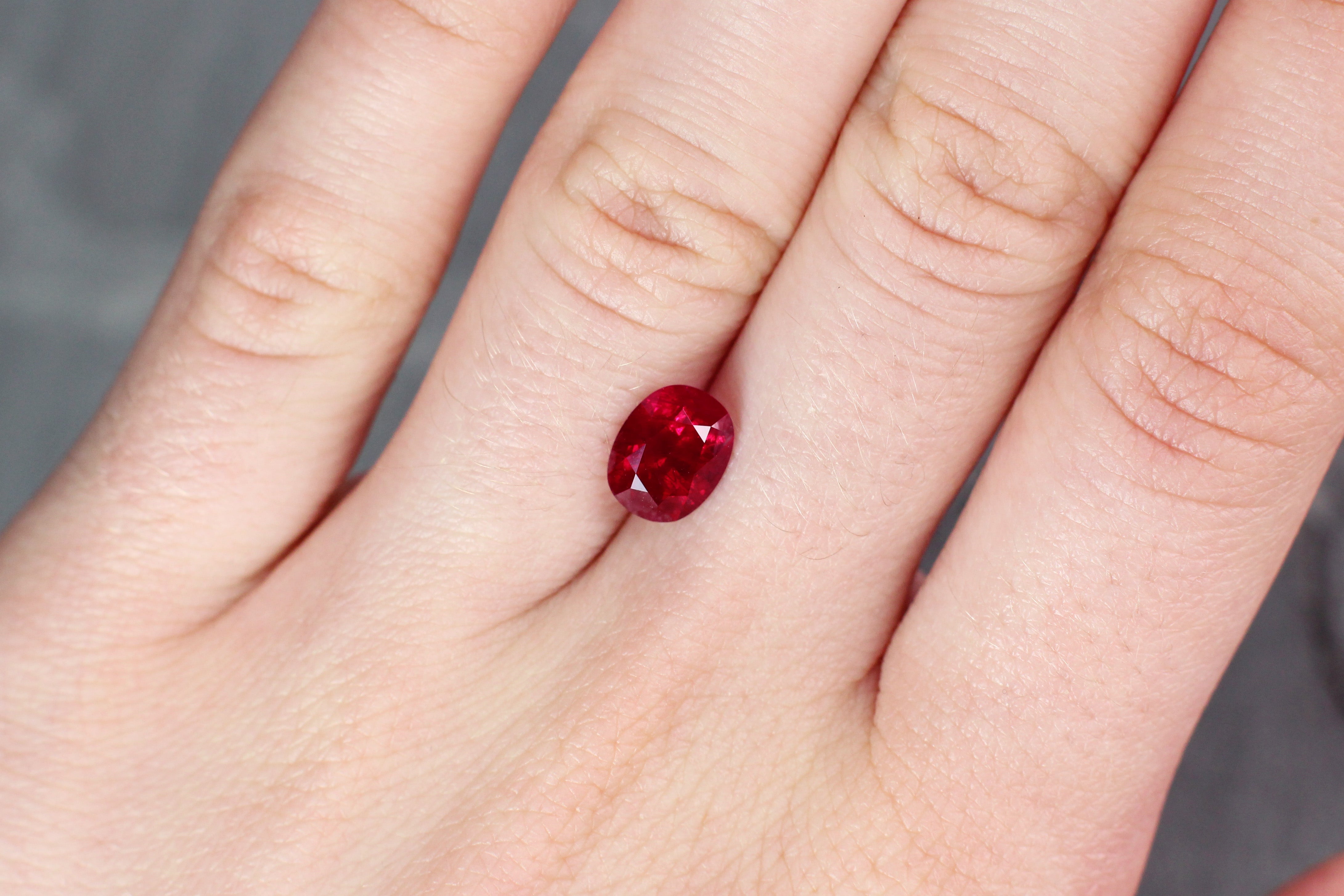 2.35ct Cushion Ruby, Myanmar - 8.44 x 6.68 x 4.90mm