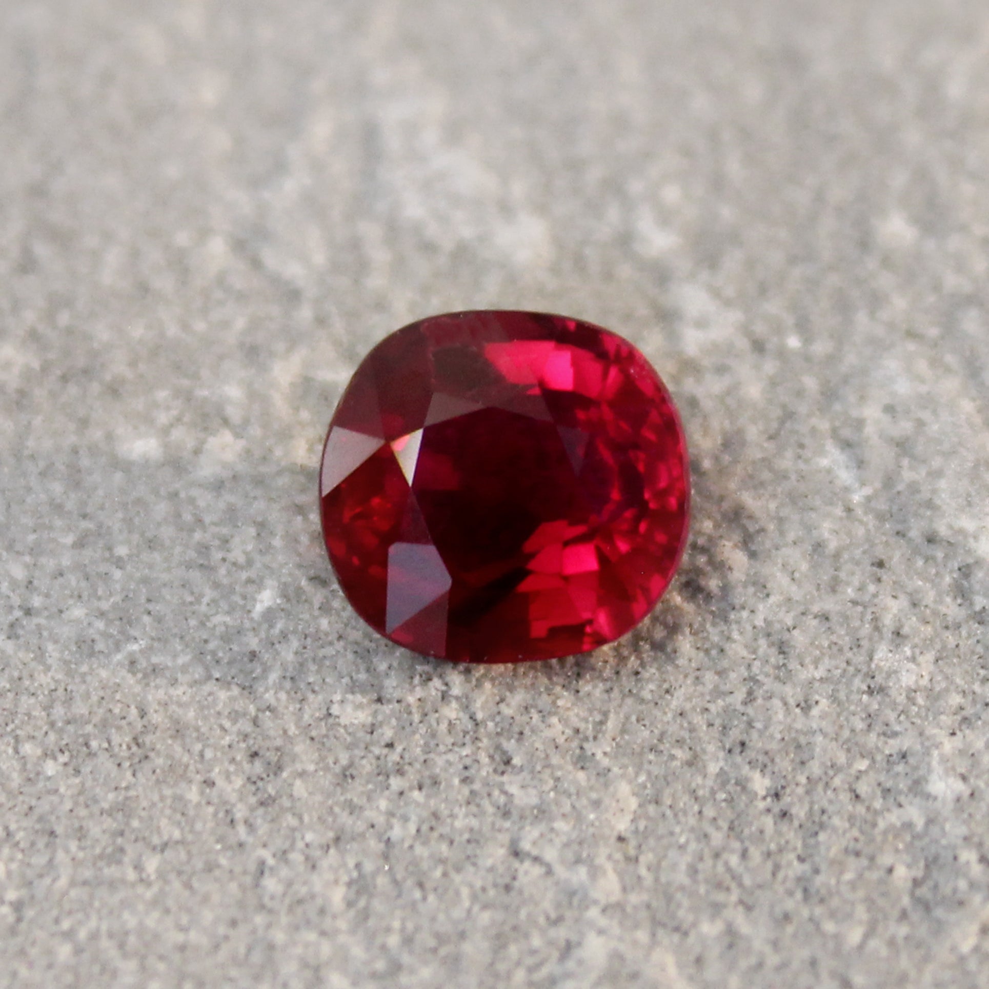 2.02ct Oval Ruby, No Heat, Mozambique - 7.52 x 7.16 x 4.08mm